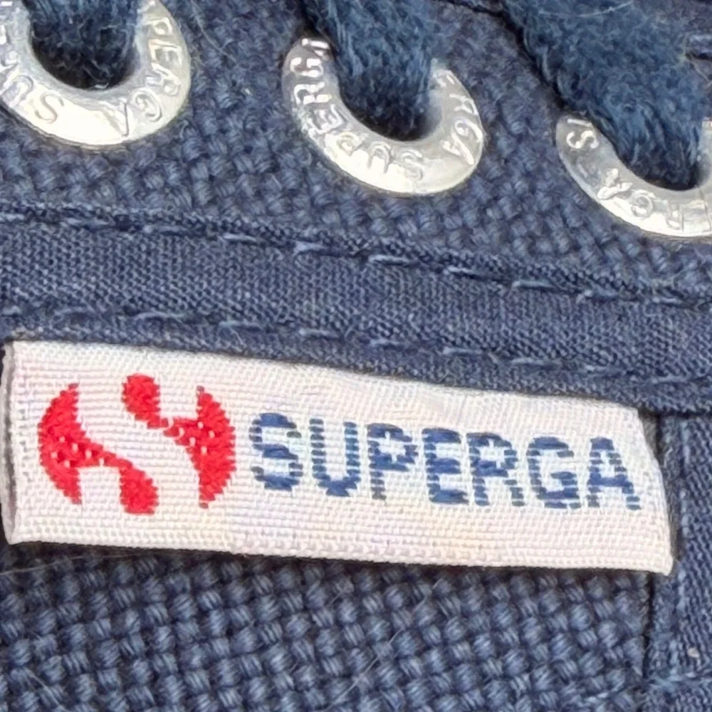 Superga 2750 Cotu Classic Navy Canvas Sneakers EU 39 US 8.5